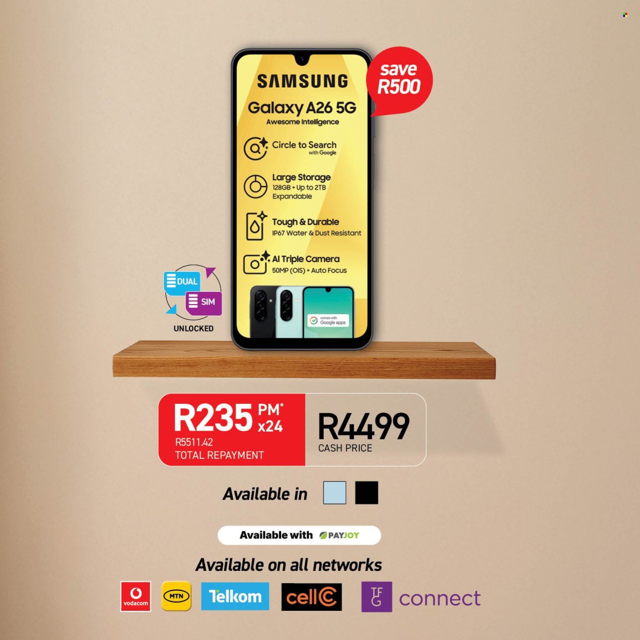 JET specials - Score BIG on Vodacom + Samsung Tech Deals! (2026-02-12 - 2026-03-11) | 3