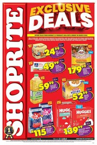 SHOPRITE specials - Price Exclusive Gauteng (2026-02-23 - 2026-03-08)