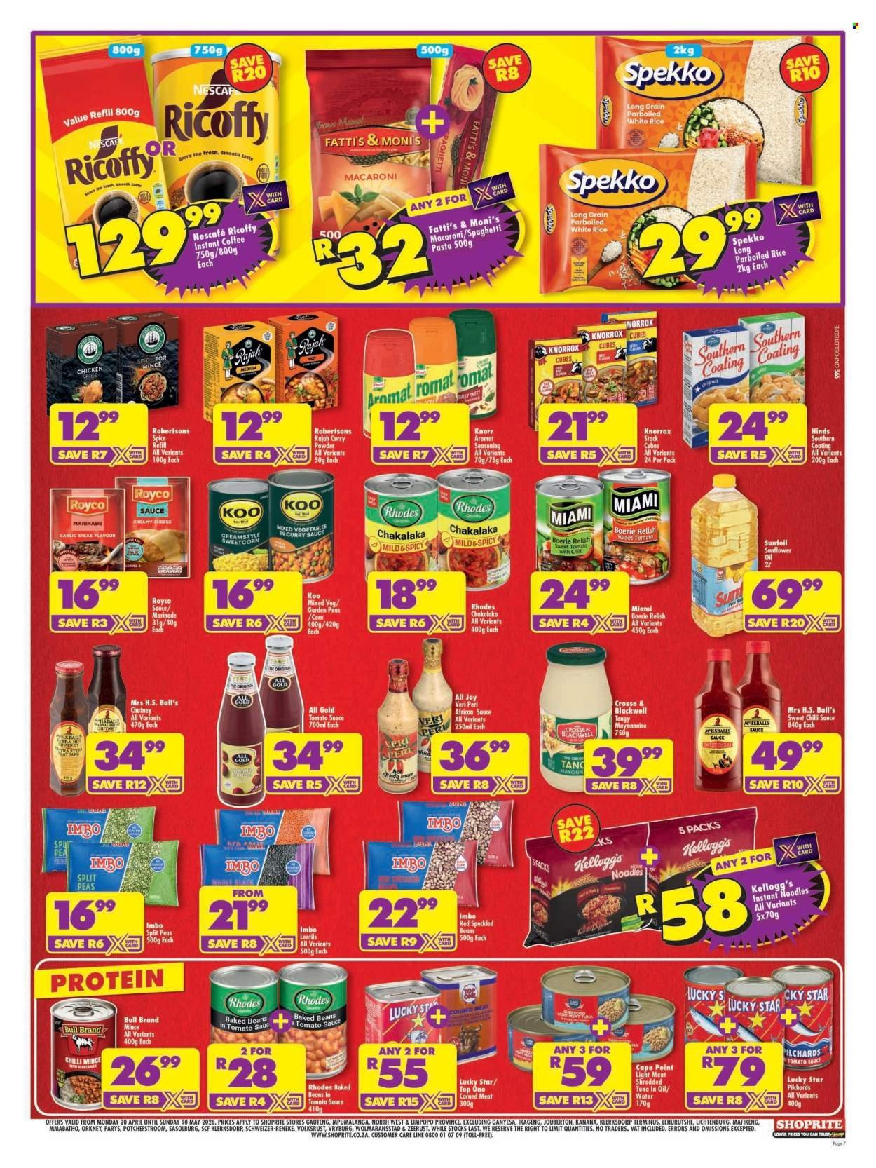 SHOPRITE specials - Price Gauteng (2026-04-20 - 2026-05-10) | 7