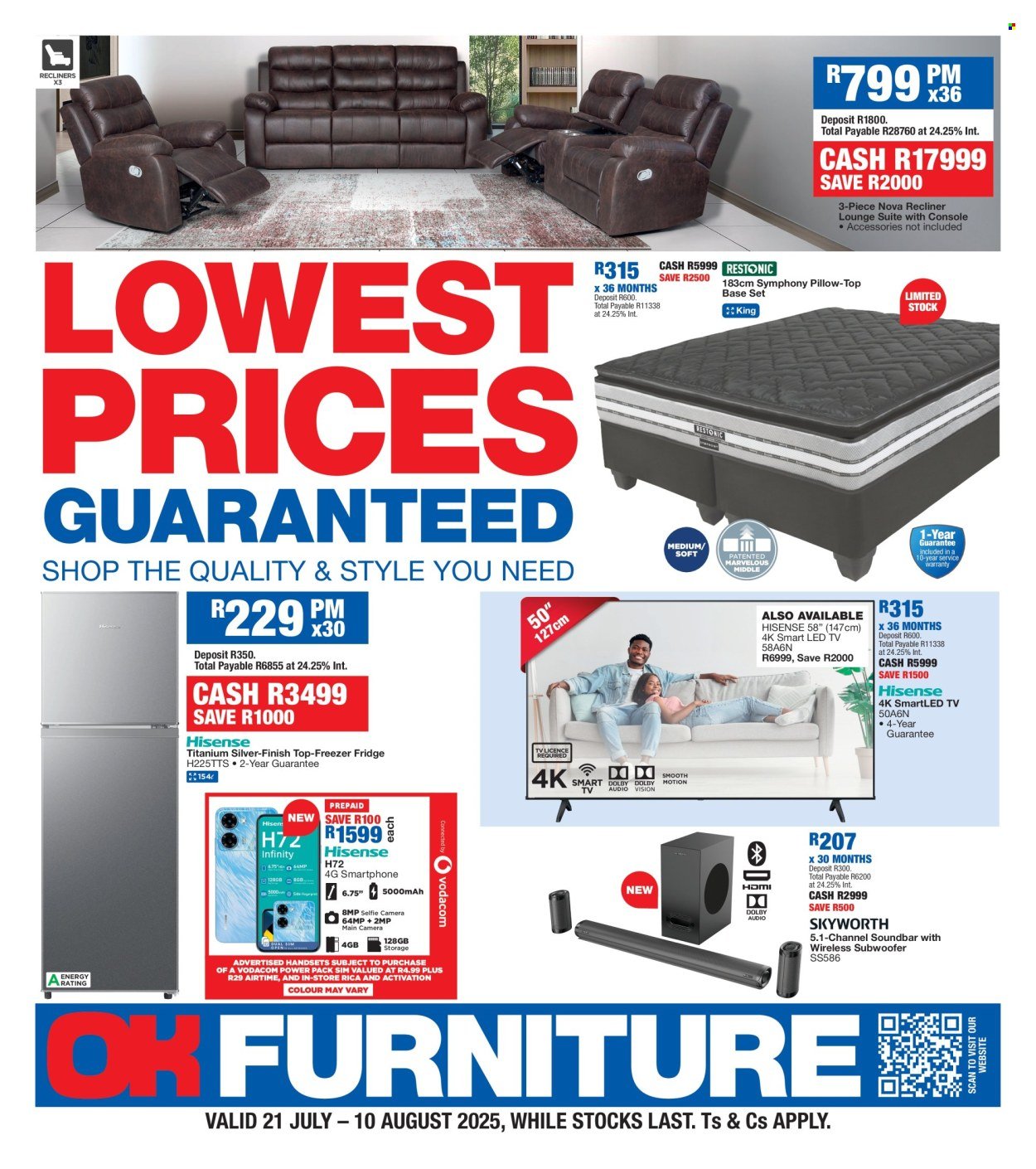 OK FURNITURE specials - From Monday 21 Jul 2025 (2025-07-21 - 2025-08-10) | 1