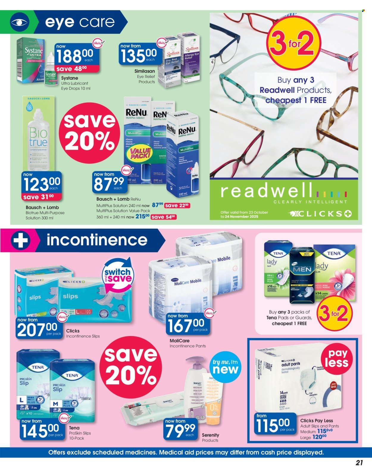 CLICKS specials - From Thursday 23 Oct 2025 (2025-10-23 - 2025-11-24) | 21