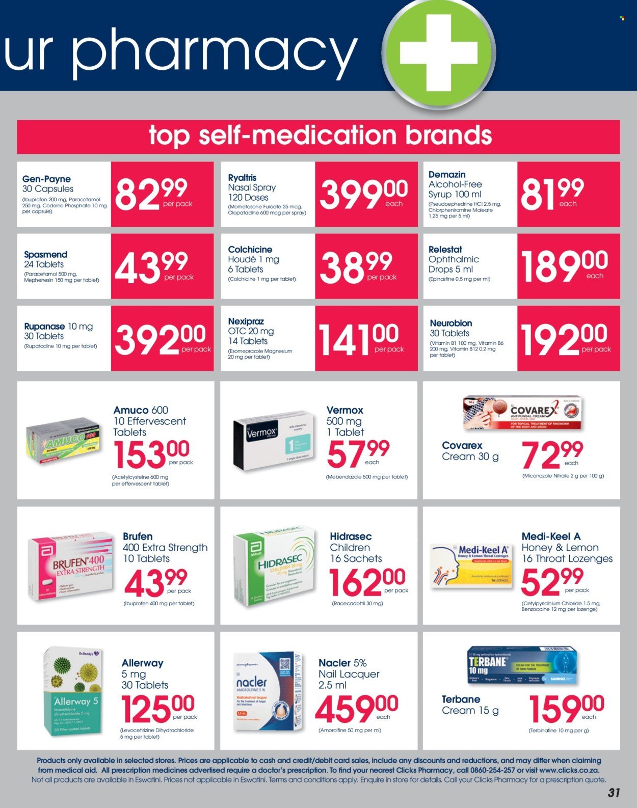 CLICKS specials - From Thursday 23 Oct 2025 (2025-10-23 - 2025-11-24) | 31