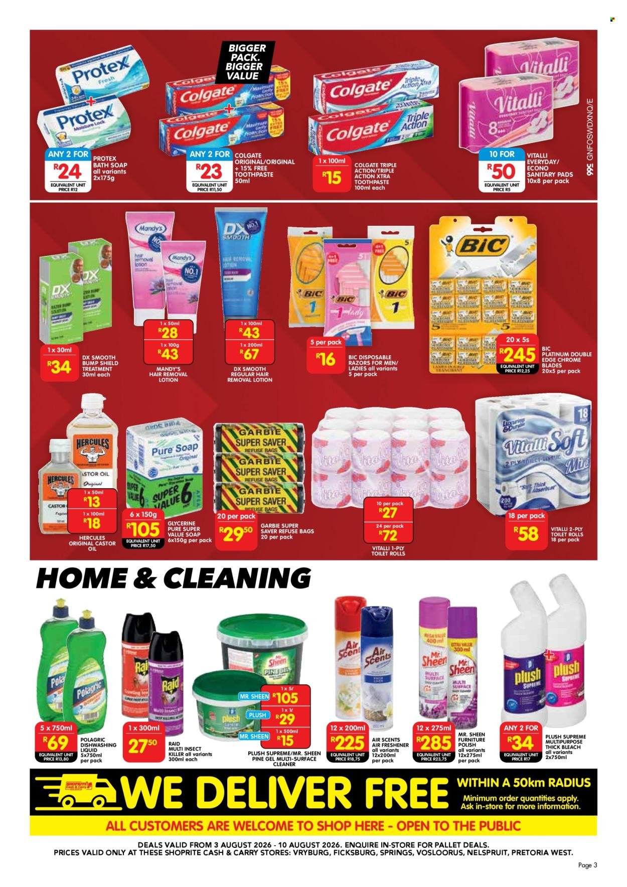 SHOPRITE specials - Cash & Carry Deal Dash Exclusive Gauteng