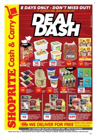SHOPRITE specials - Cash & Carry Deal Dash Exclusive Gauteng