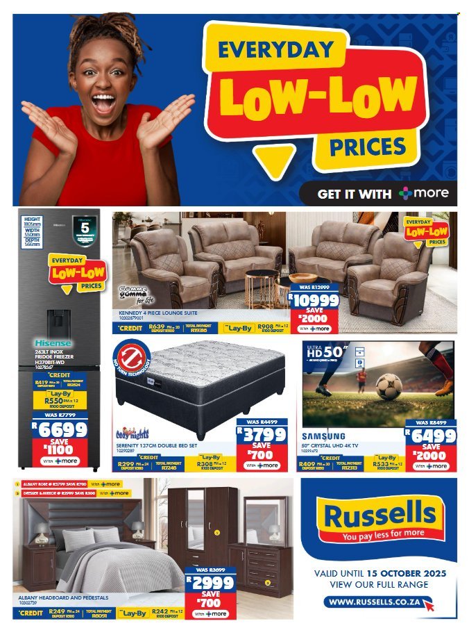 RUSSELLS specials - From Friday 19 Sept 2025 (2025-09-19 - 2025-10-15) | 1