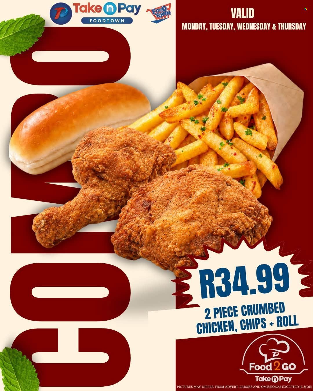 TAKE N PAY specials - From Monday 26 Oct 2026