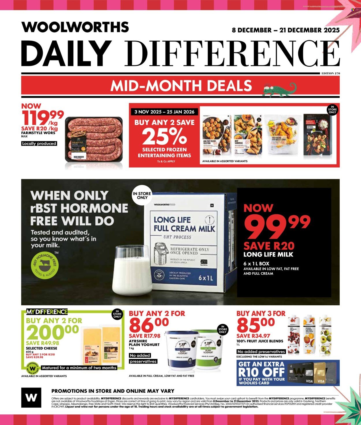 WOOLWORTHS specials - Daily Difference (2025-12-08 - 2025-12-21) | 8