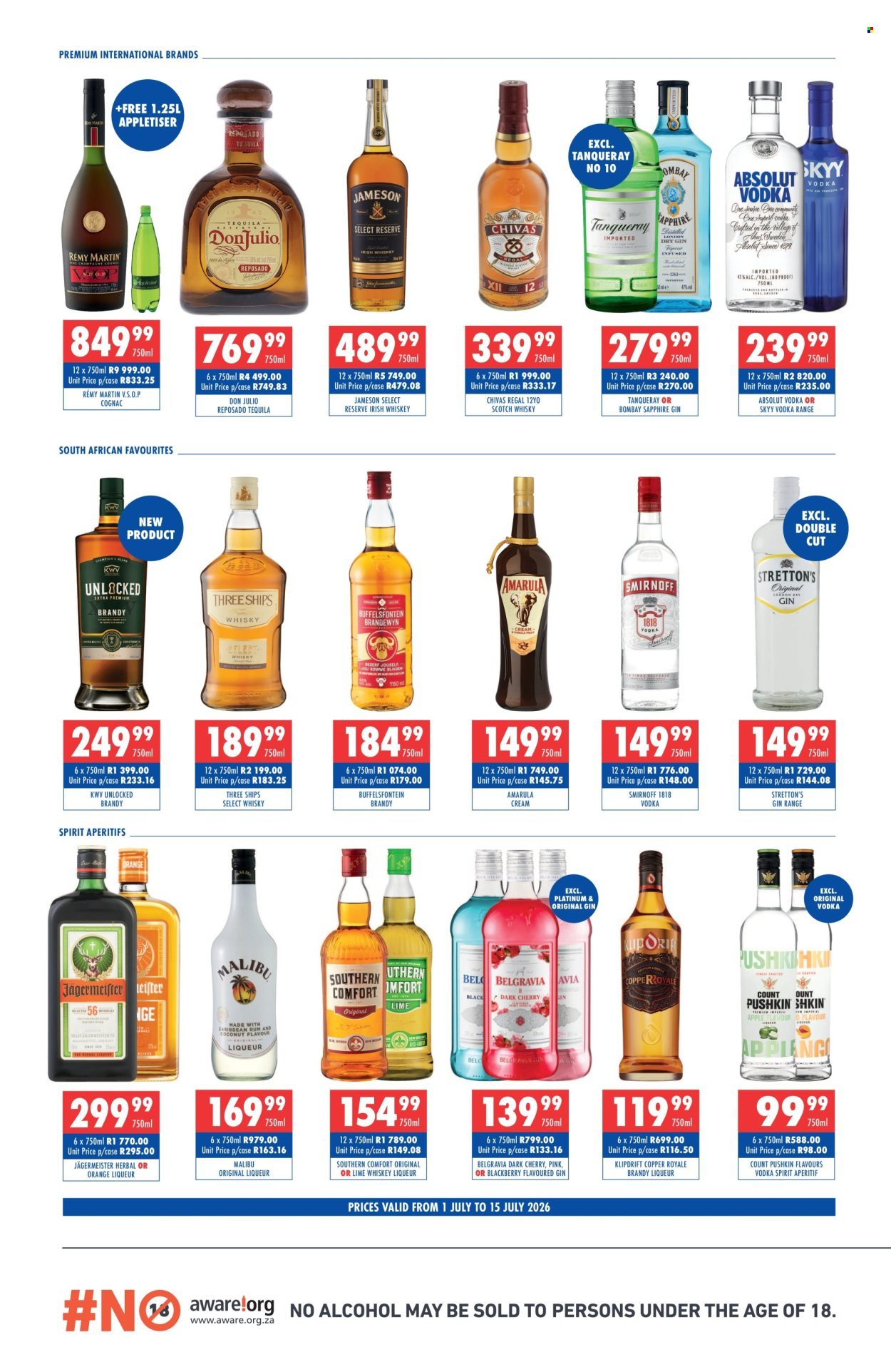 ULTRA LIQUORS specials - From Wednesday 1 Jul 2026