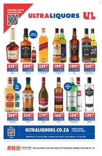 ULTRA LIQUORS specials - From Wednesday 1 Jul 2026