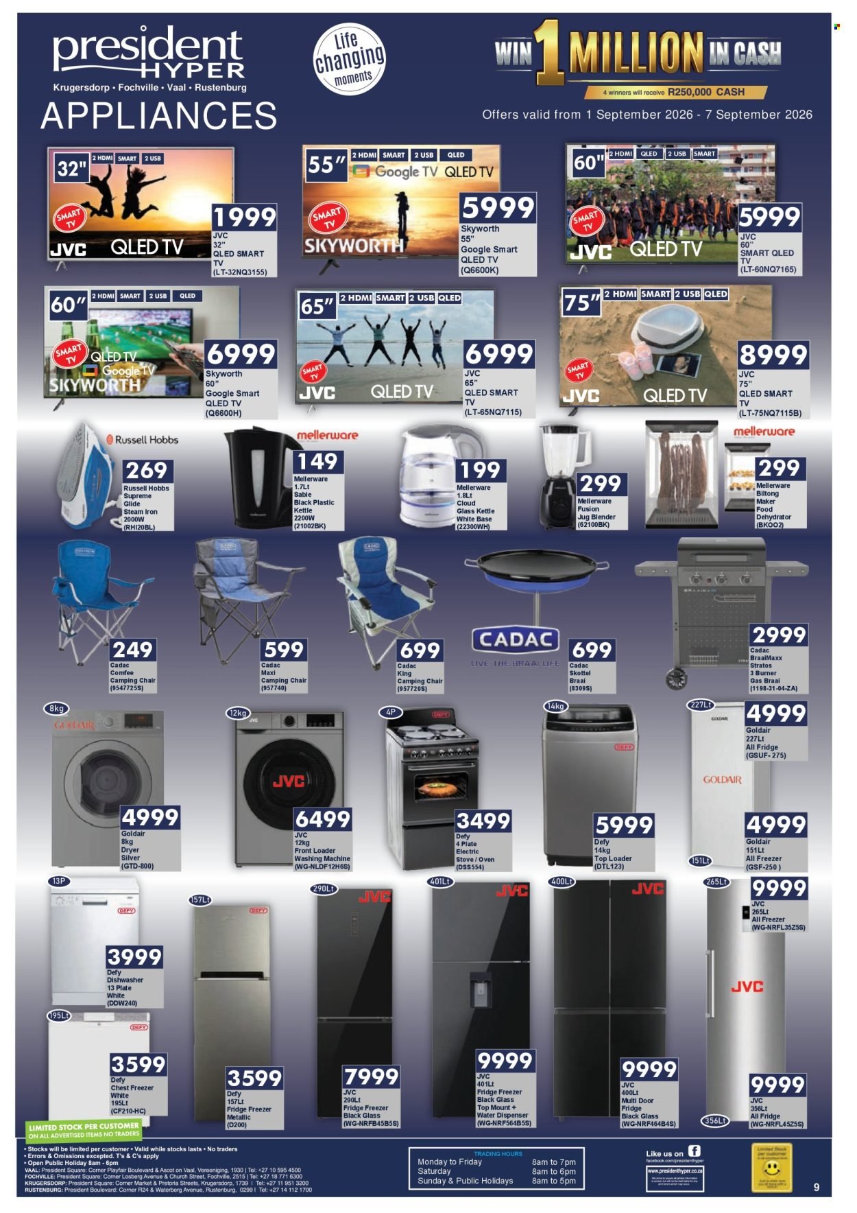 PRESIDENT HYPER specials - Win Your Share of R1 Million!
