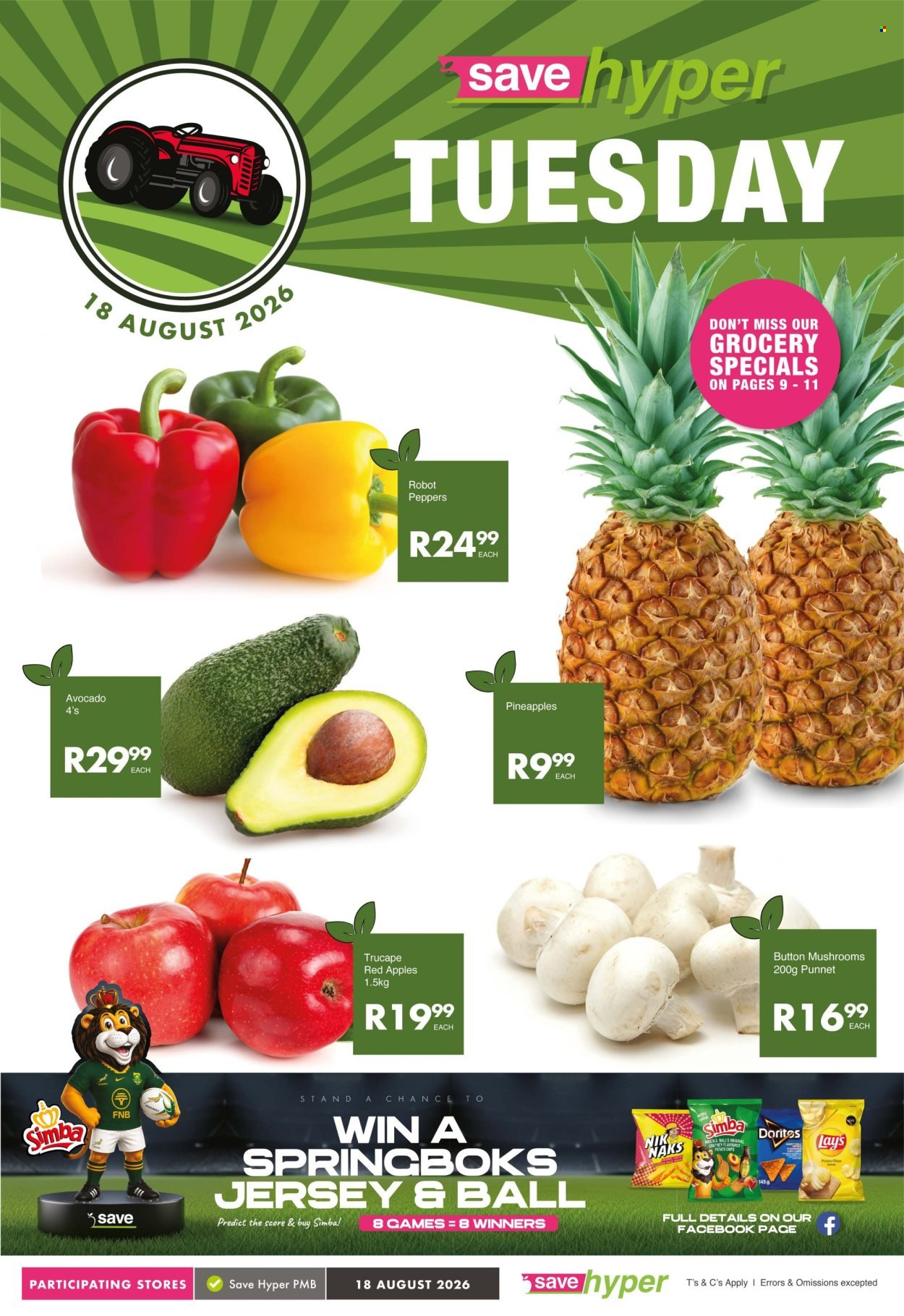 SAVE specials - From Tuesday 18 Aug 2026