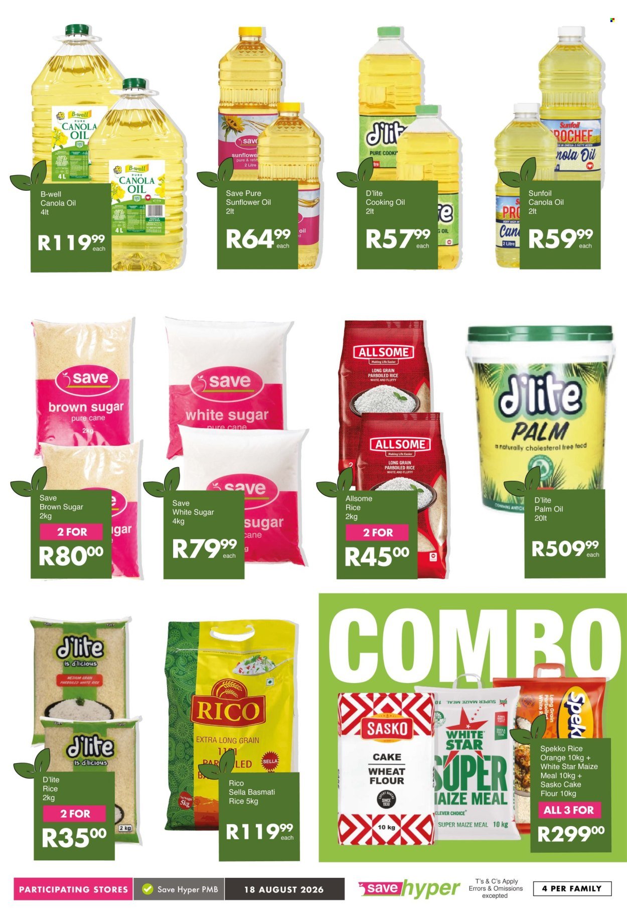 SAVE specials - From Tuesday 18 Aug 2026