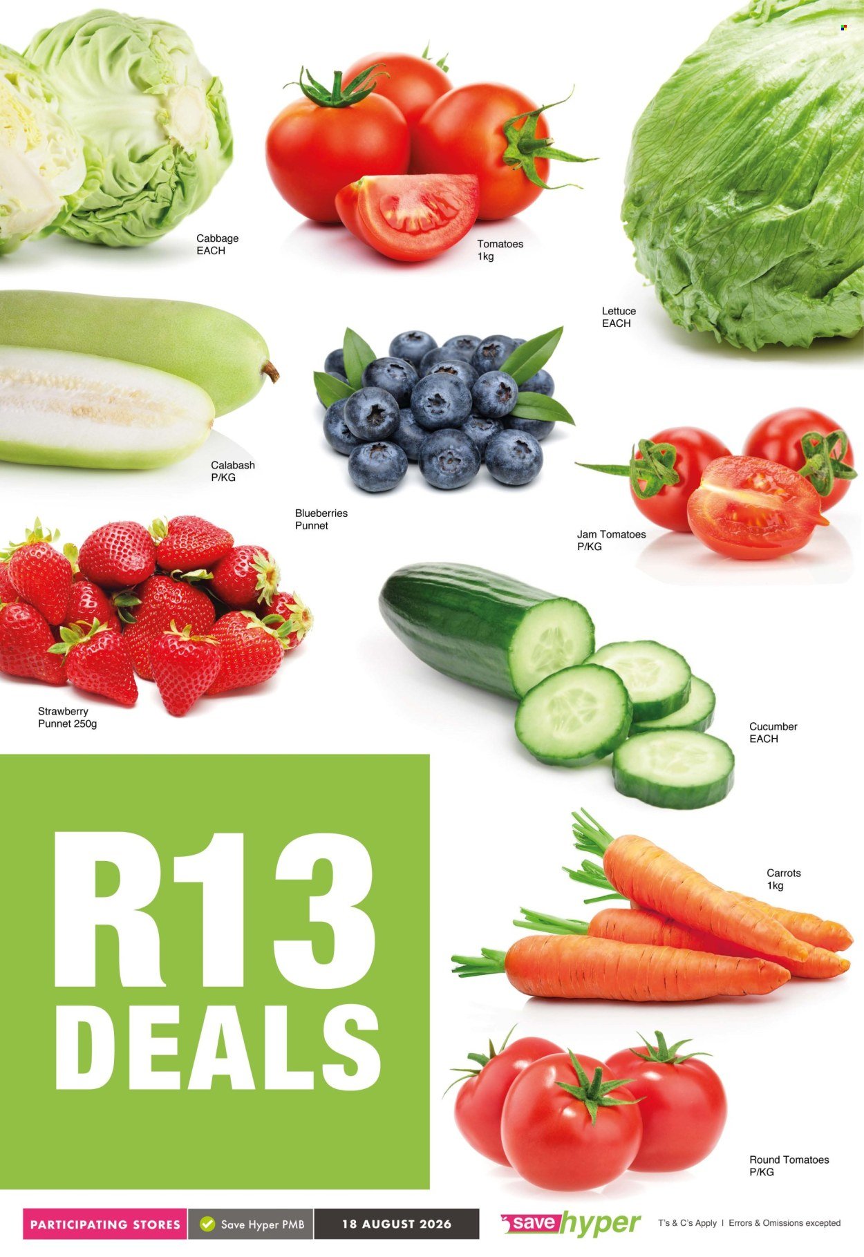SAVE specials - From Tuesday 18 Aug 2026