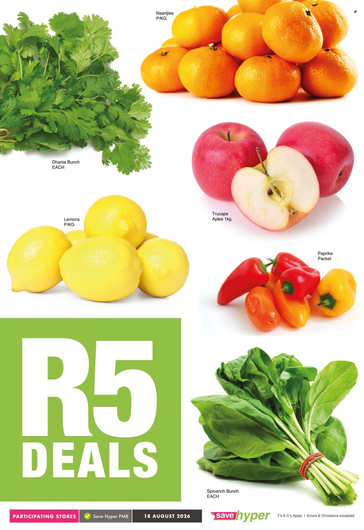 SAVE specials - From Tuesday 18 Aug 2026