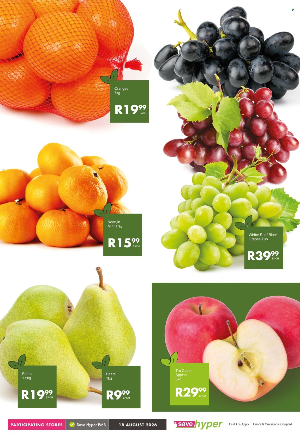 SAVE specials - From Tuesday 18 Aug 2026