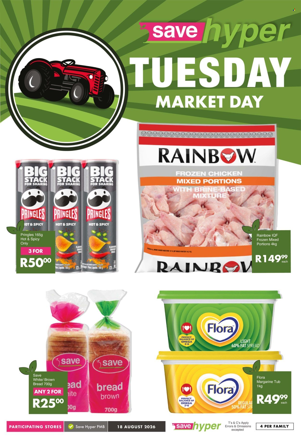 SAVE specials - From Tuesday 18 Aug 2026