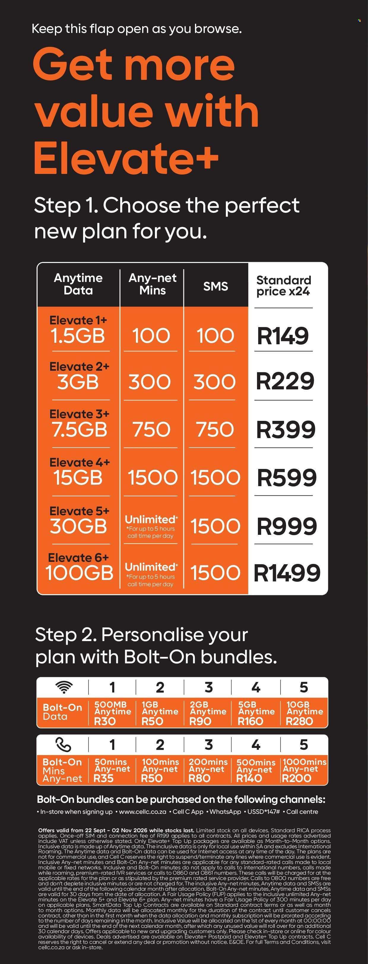 CELL C specials - The Connector Book
