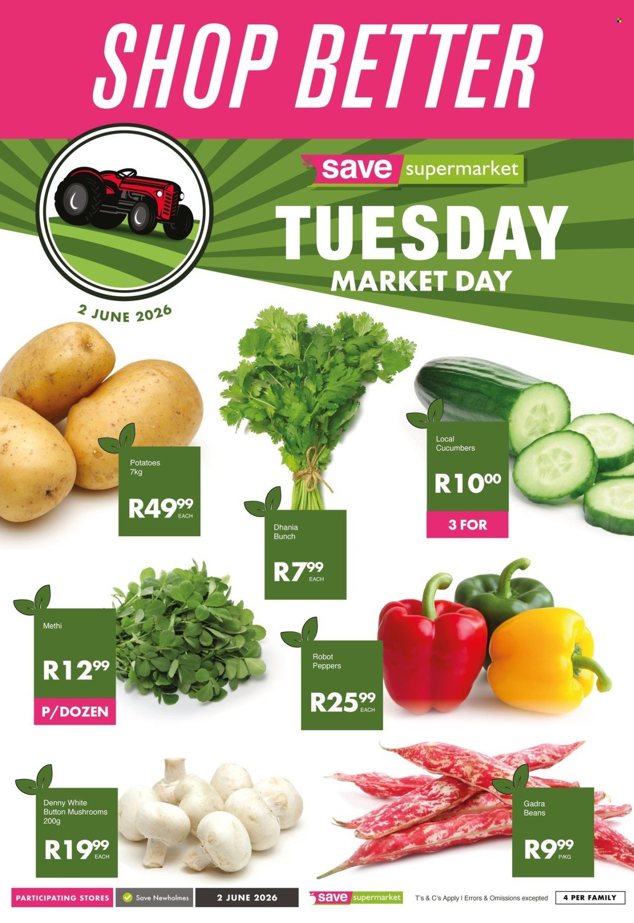 SAVE specials - From Tuesday 2 Jun 2026