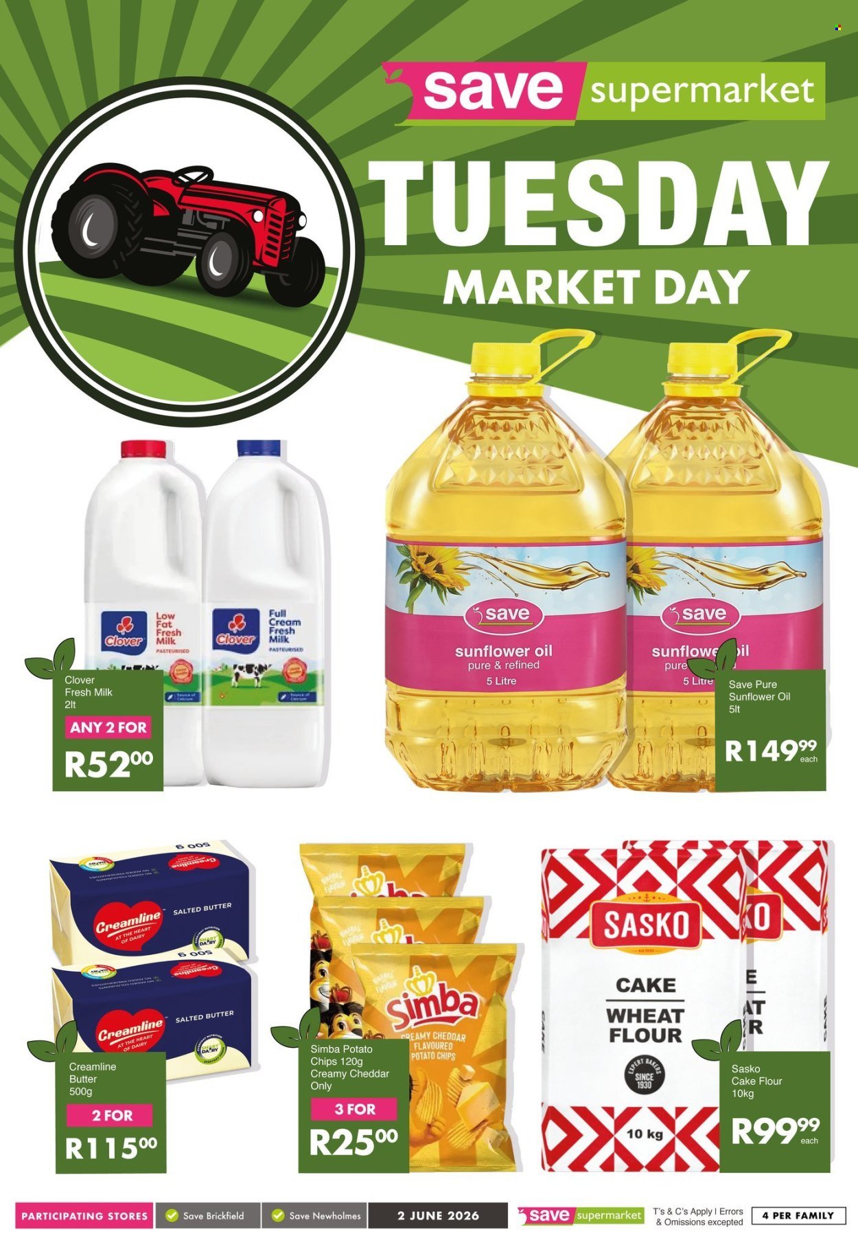 SAVE specials - From Tuesday 2 Jun 2026