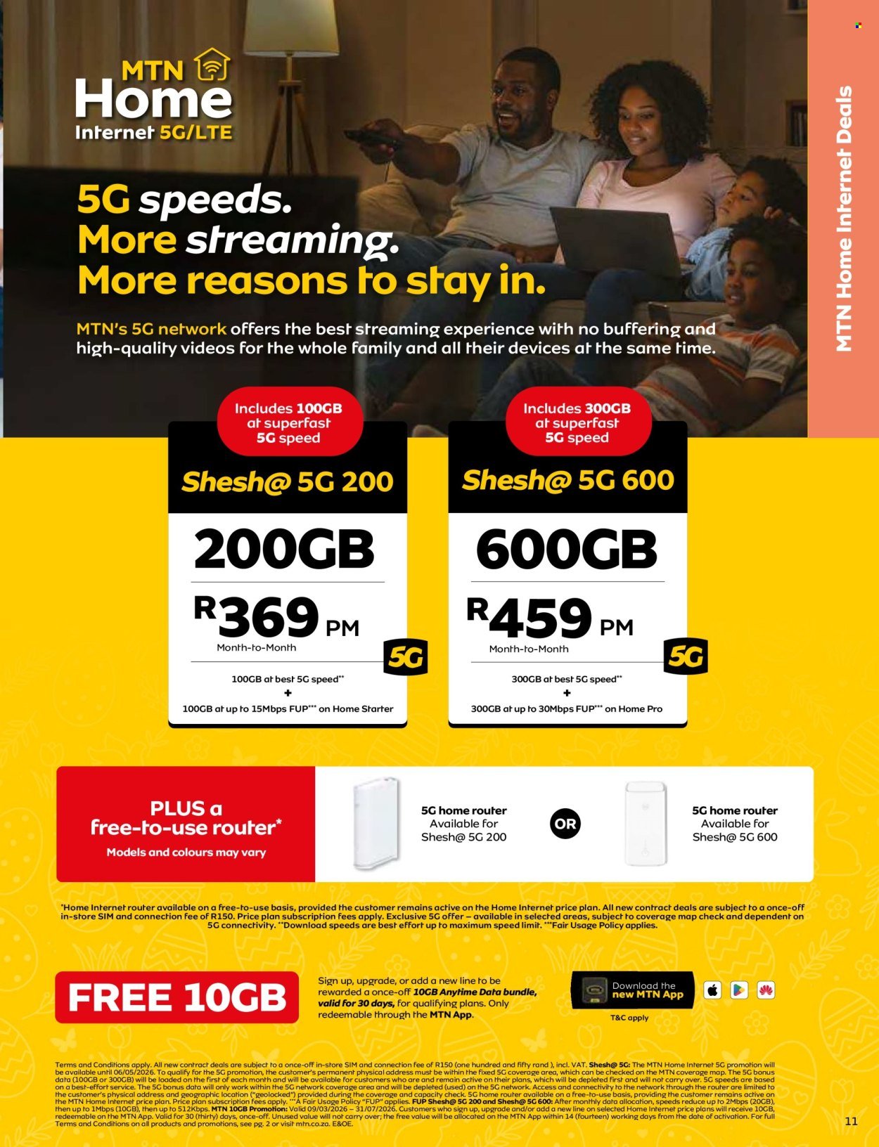MTN specials - From Tuesday 7 Apr 2026 (2026-04-07 - 2026-05-06) | 11