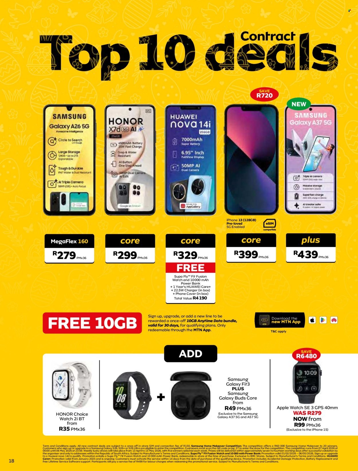MTN specials - From Tuesday 7 Apr 2026 (2026-04-07 - 2026-05-06) | 18