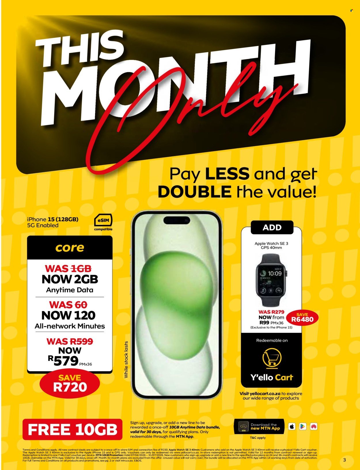 MTN specials - From Tuesday 7 Apr 2026 (2026-04-07 - 2026-05-06) | 3