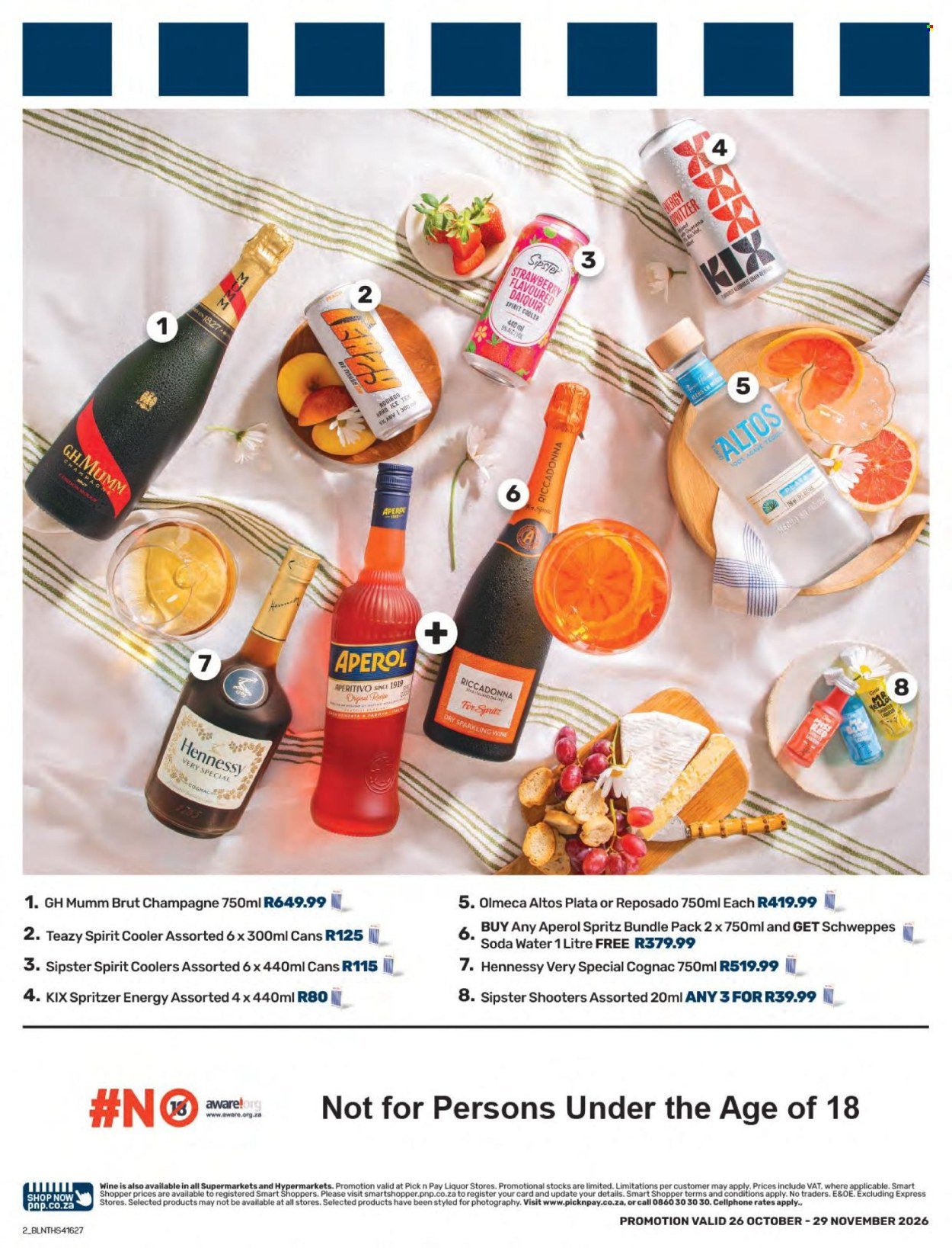 PICK N PAY specials - Summer Liquor Specials