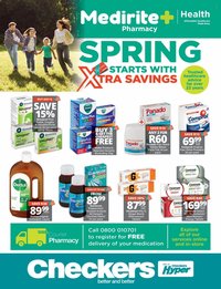 CHECKERS specials - Medirite August Month-End Promotion