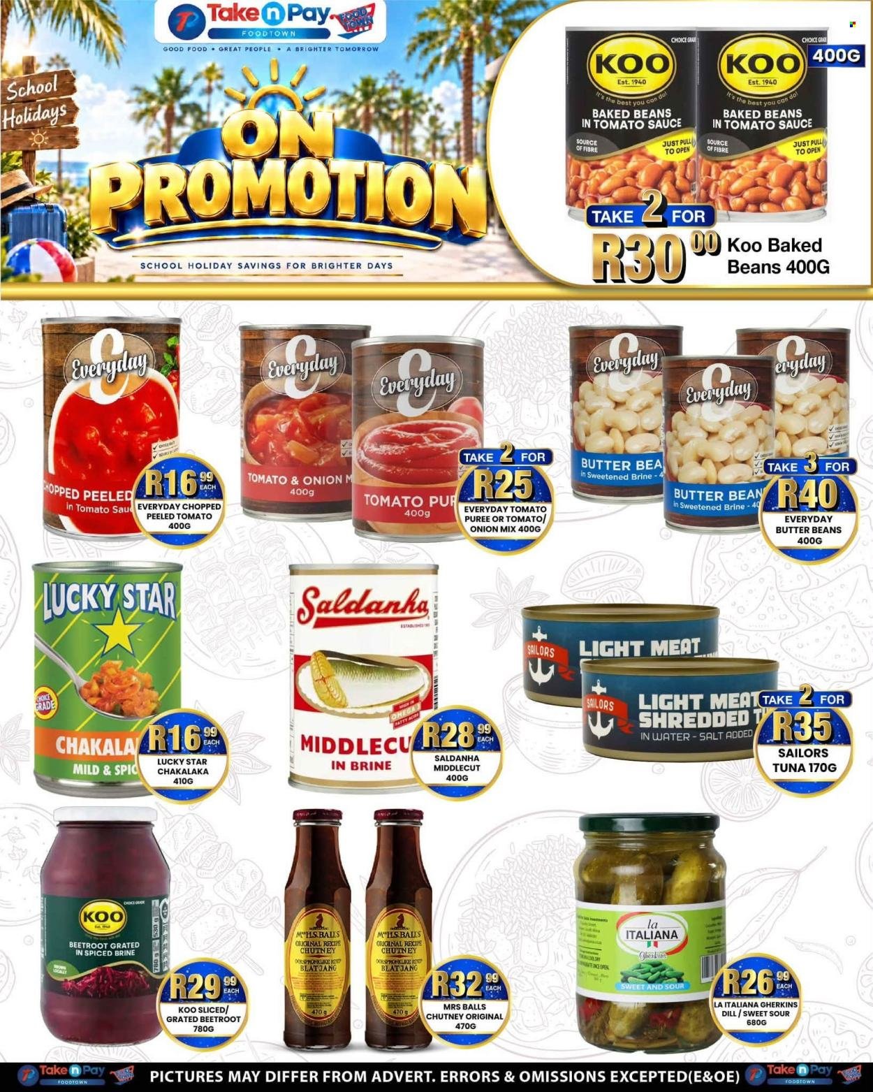TAKE N PAY specials - From Monday 28 Sept 2026