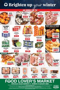 FOOD LOVER'S MARKET specials - From Monday 3 Aug 2026