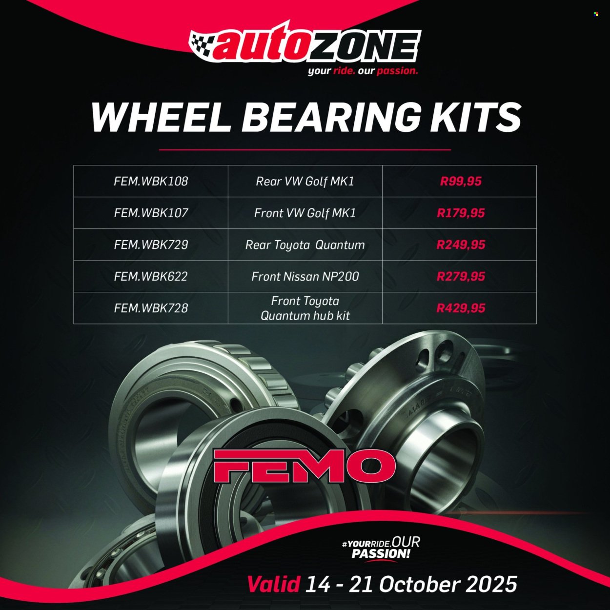 AUTOZONE specials - From Tuesday 14 Oct 2025 (2025-10-14 - 2025-10-21) | 1