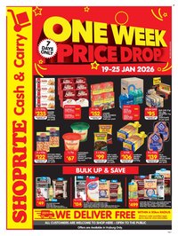 SHOPRITE specials - Cash & Carry Price Drop Vryburg (2026-01-19 - 2026-01-25)