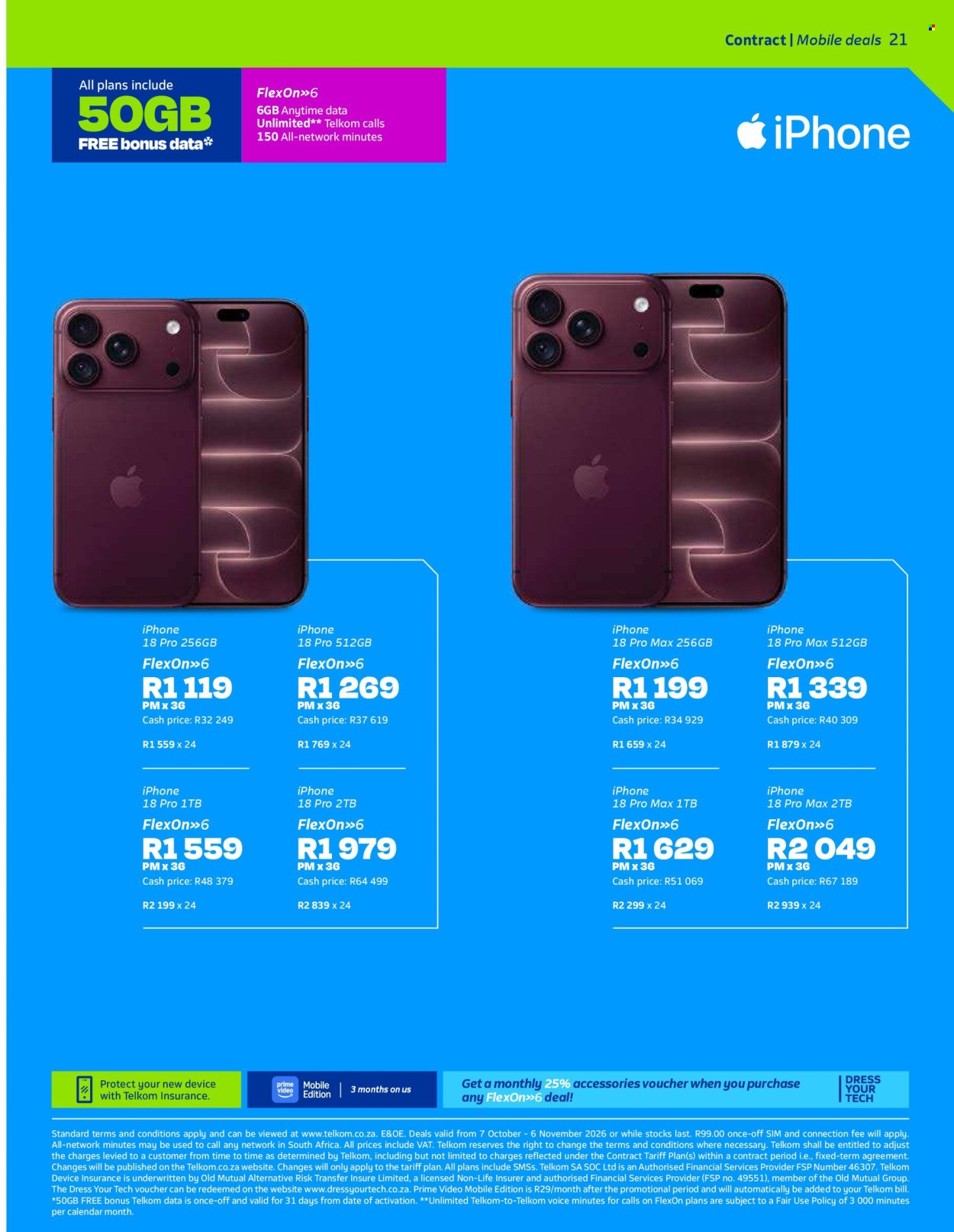 TELKOM specials - From Wednesday 7 Oct 2026