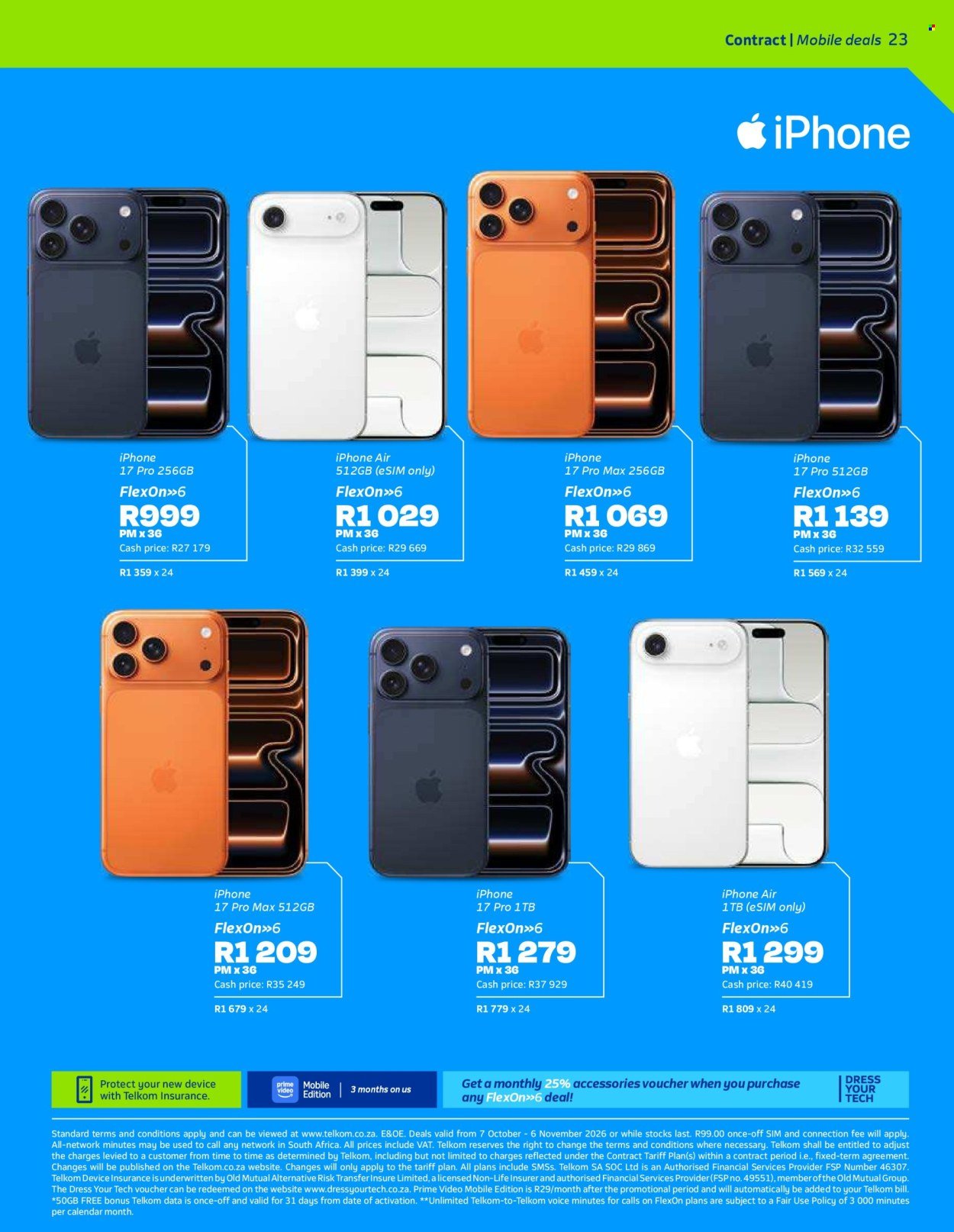 TELKOM specials - From Wednesday 7 Oct 2026