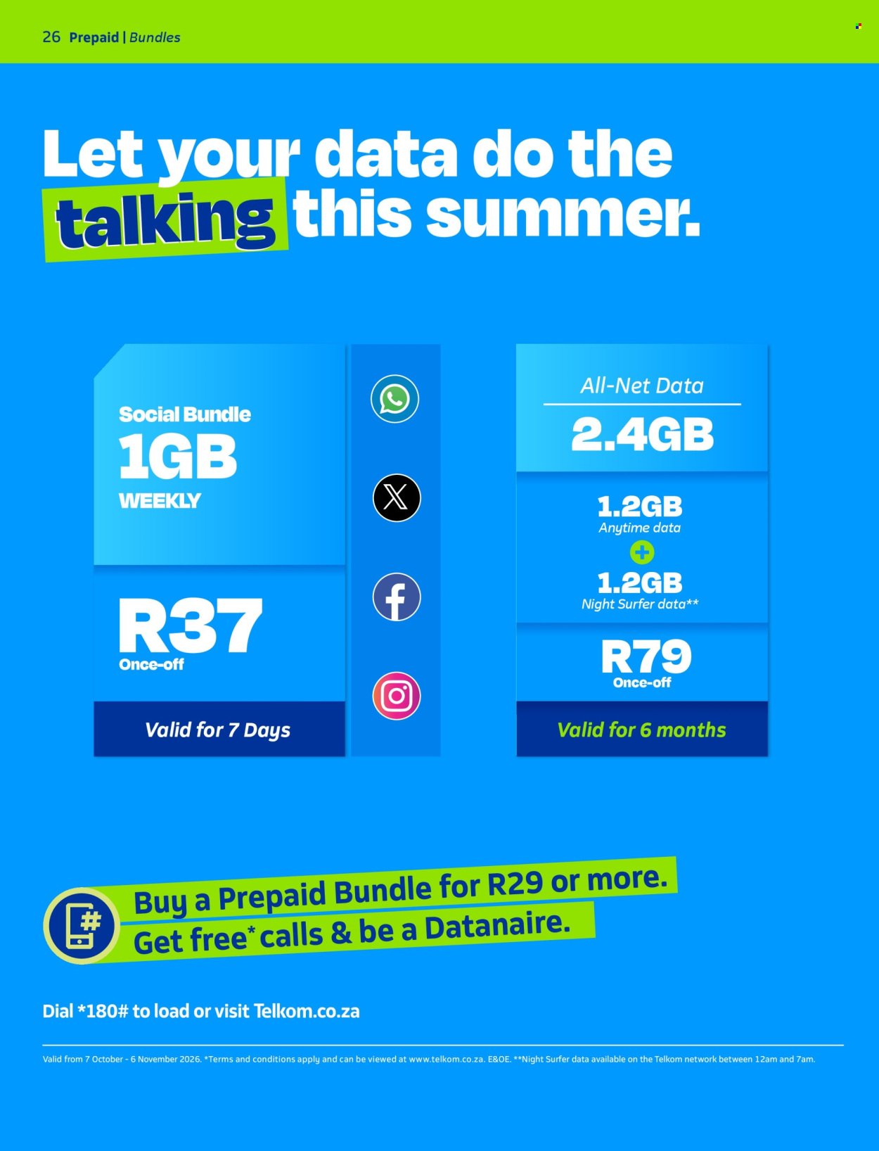 TELKOM specials - From Wednesday 7 Oct 2026