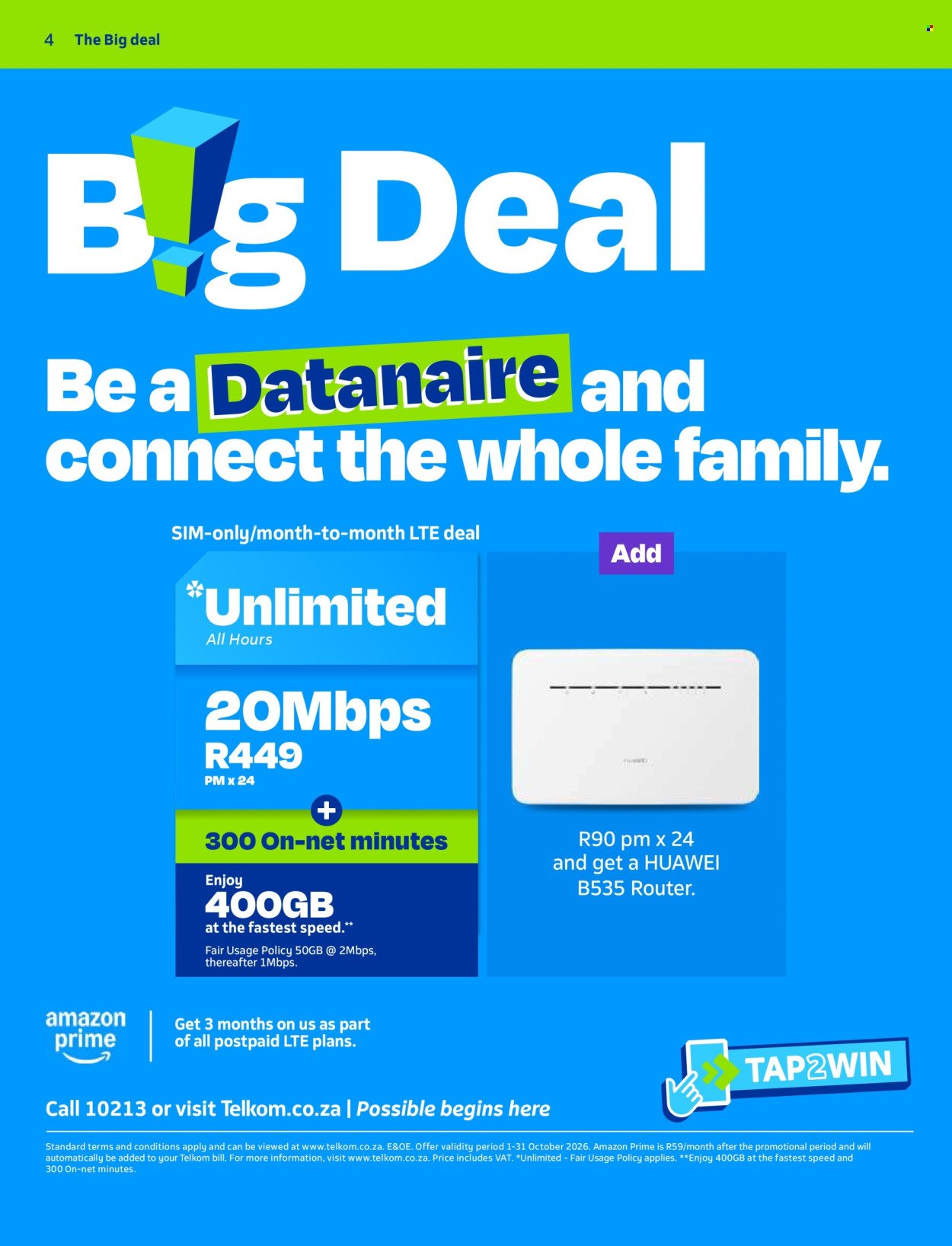 TELKOM specials - From Wednesday 7 Oct 2026