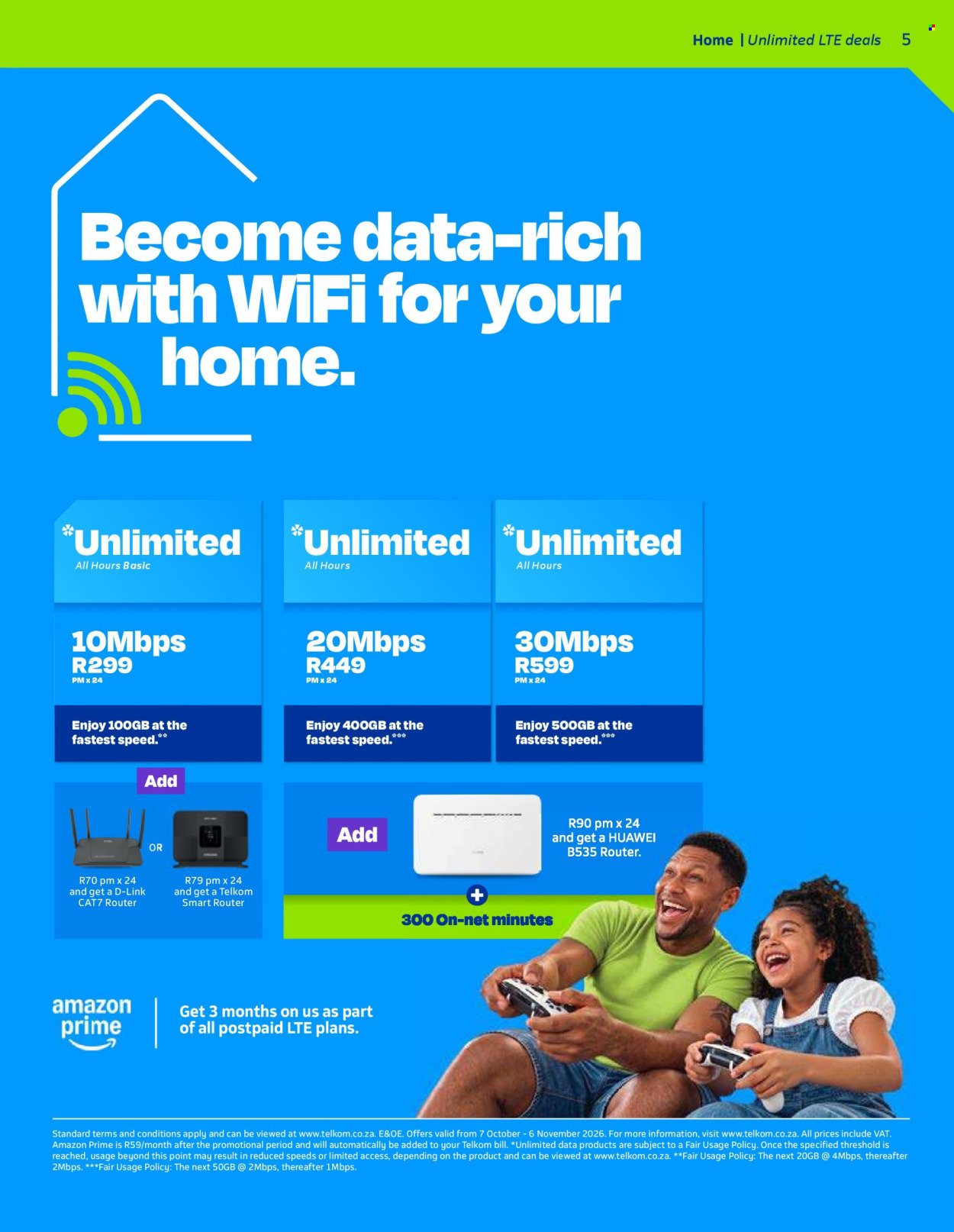 TELKOM specials - From Wednesday 7 Oct 2026