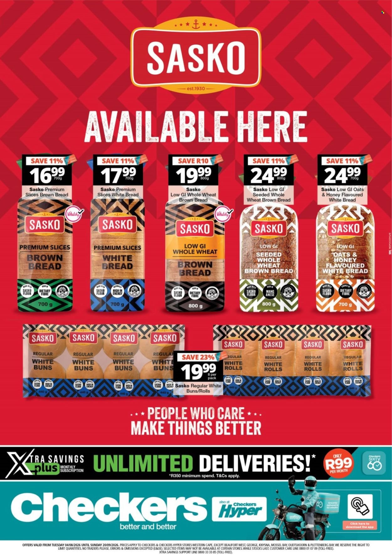 CHECKERS specials - Sasko Promotion