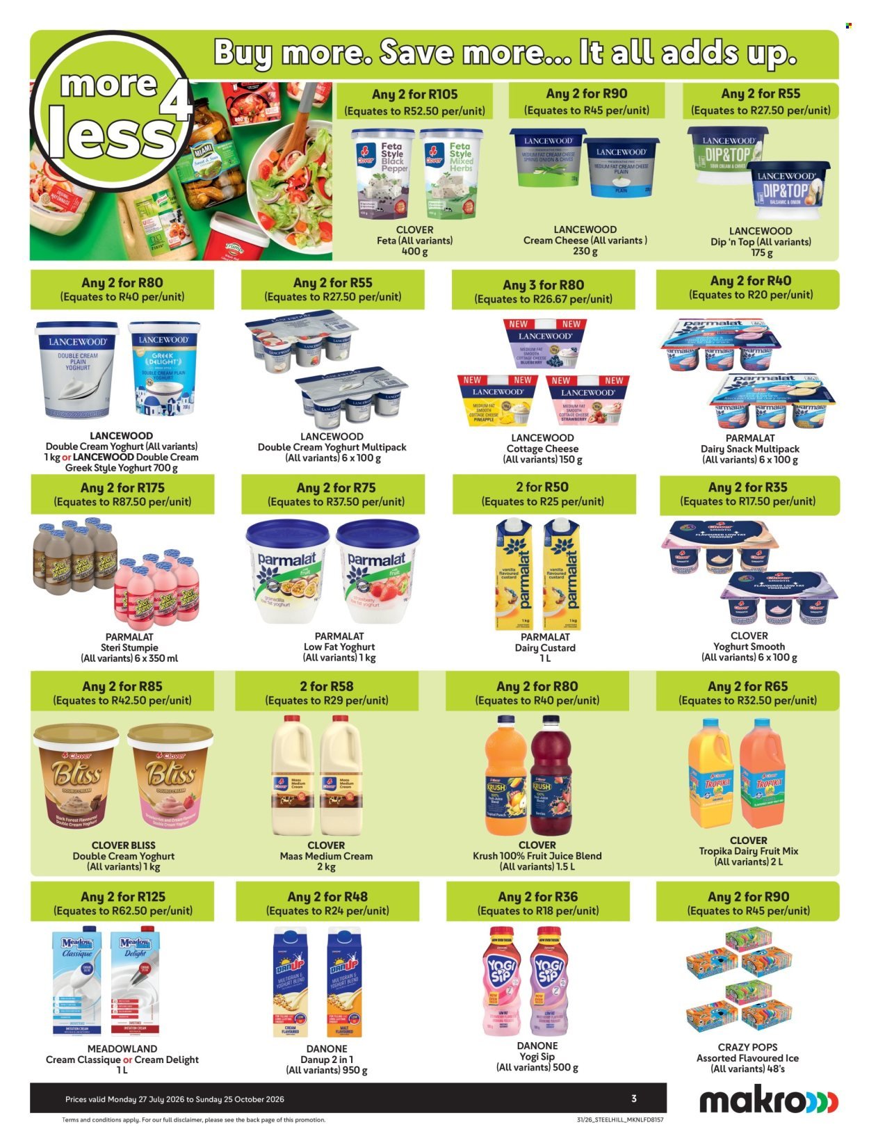 MAKRO specials - More 4 Less