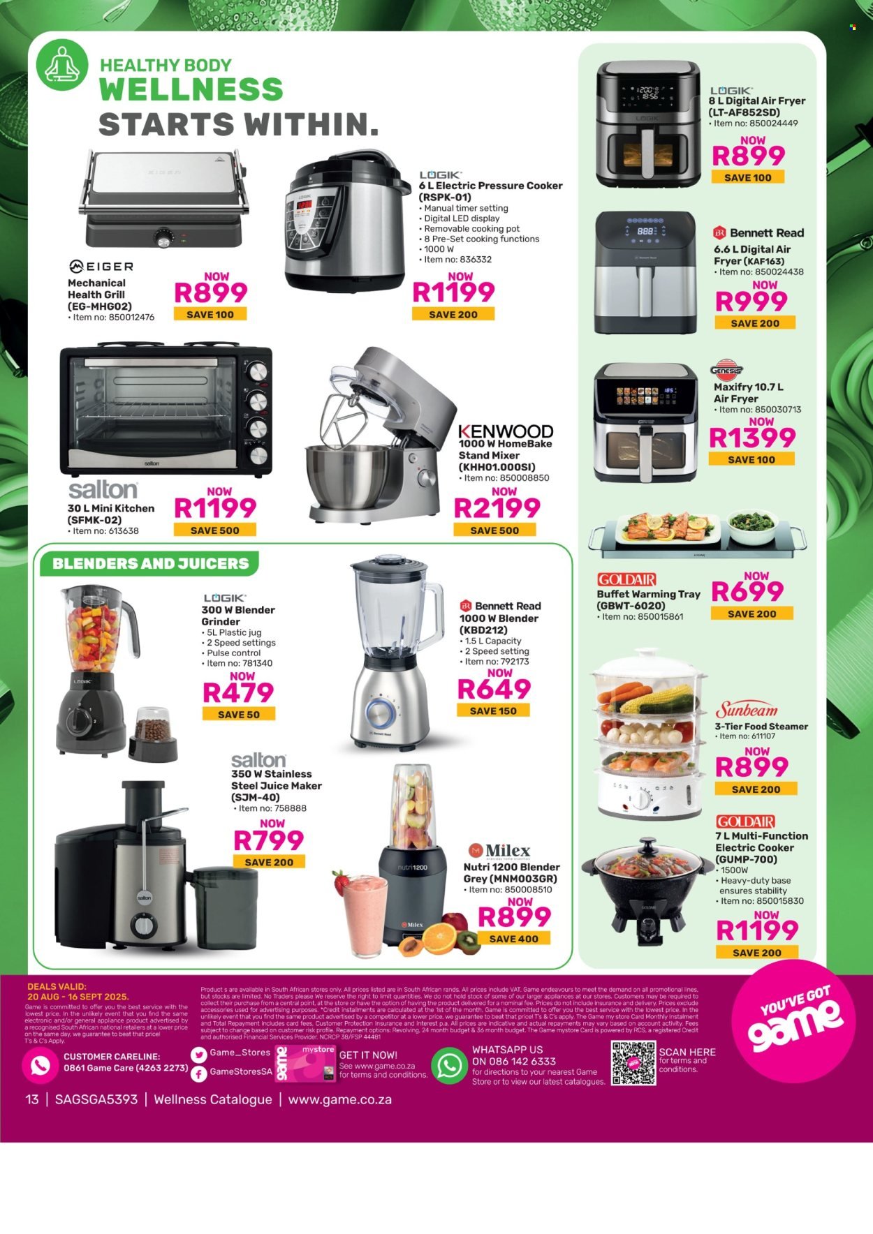 GAME specials - Get Back To Feeling Your Best (2025-08-20 - 2025-09-16) | 13