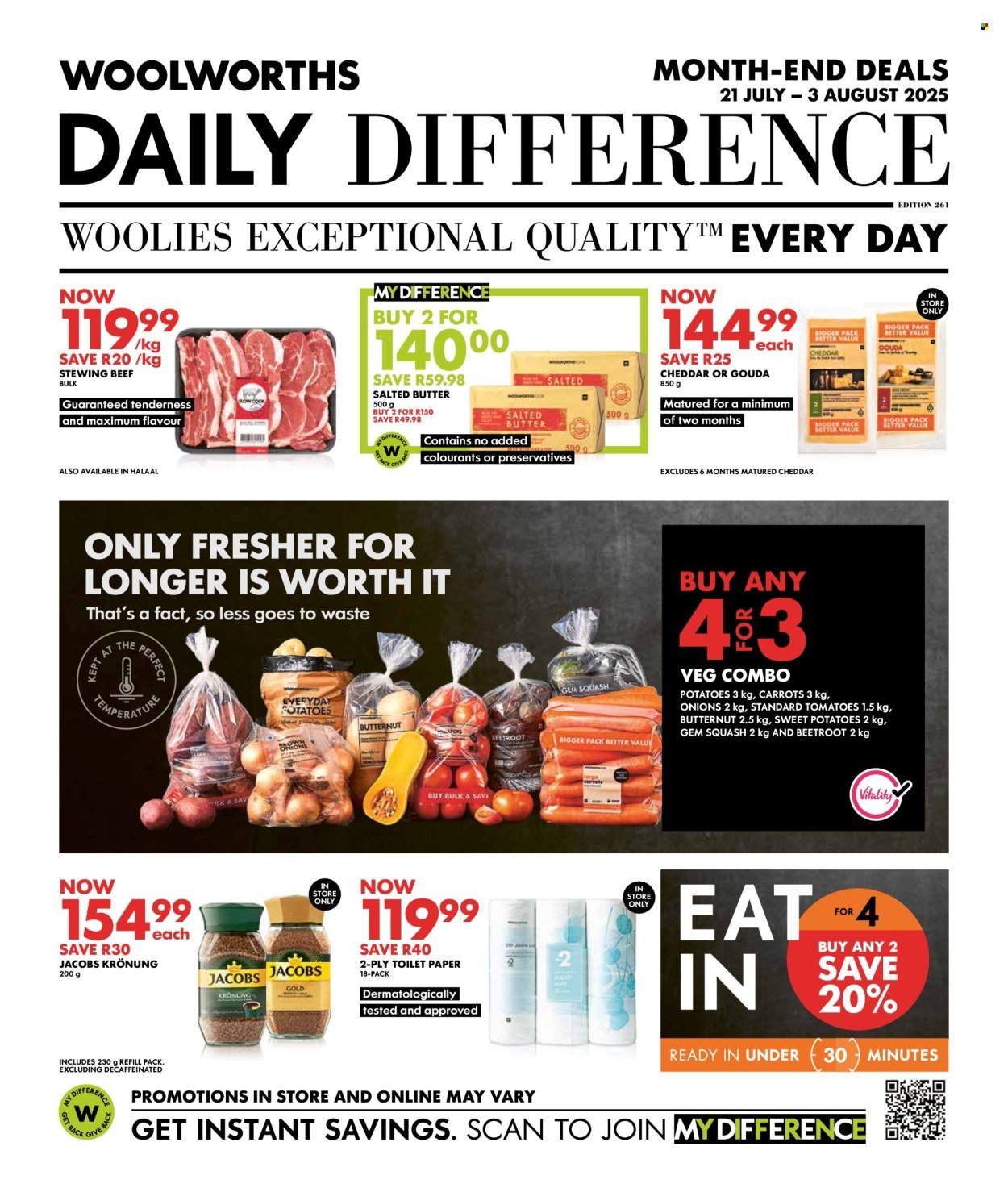 WOOLWORTHS specials - Daily Difference (2025-07-21 - 2025-08-03) | 1