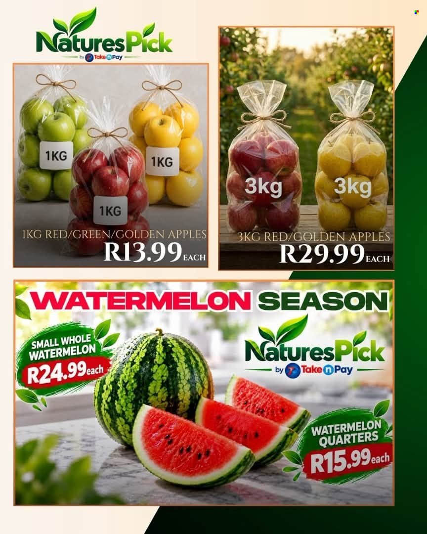 TAKE N PAY specials - From Tuesday 27 Oct 2026