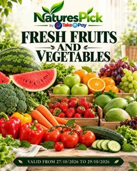 TAKE N PAY specials - From Tuesday 27 Oct 2026