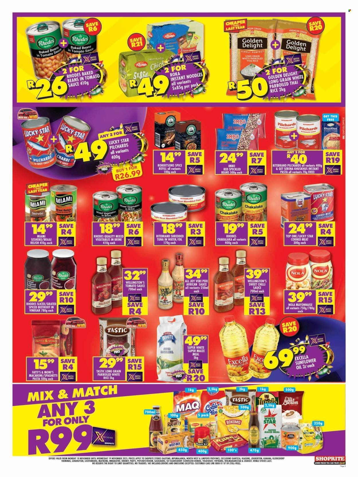 SHOPRITE specials - Christmas Savings Gauteng (2025-11-10 - 2025-11-19) | 5