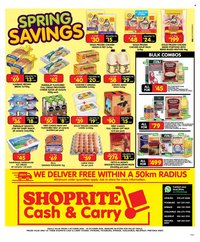 SHOPRITE specials - Cash & Carry Spring Savings Gauteng