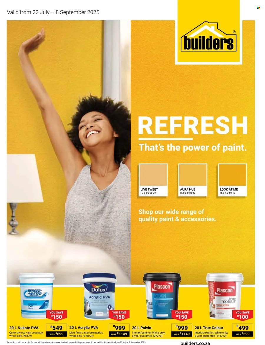BUILDERS specials - Refresh That's The Power Of Paint (2025-07-22 - 2025-09-08) | 1