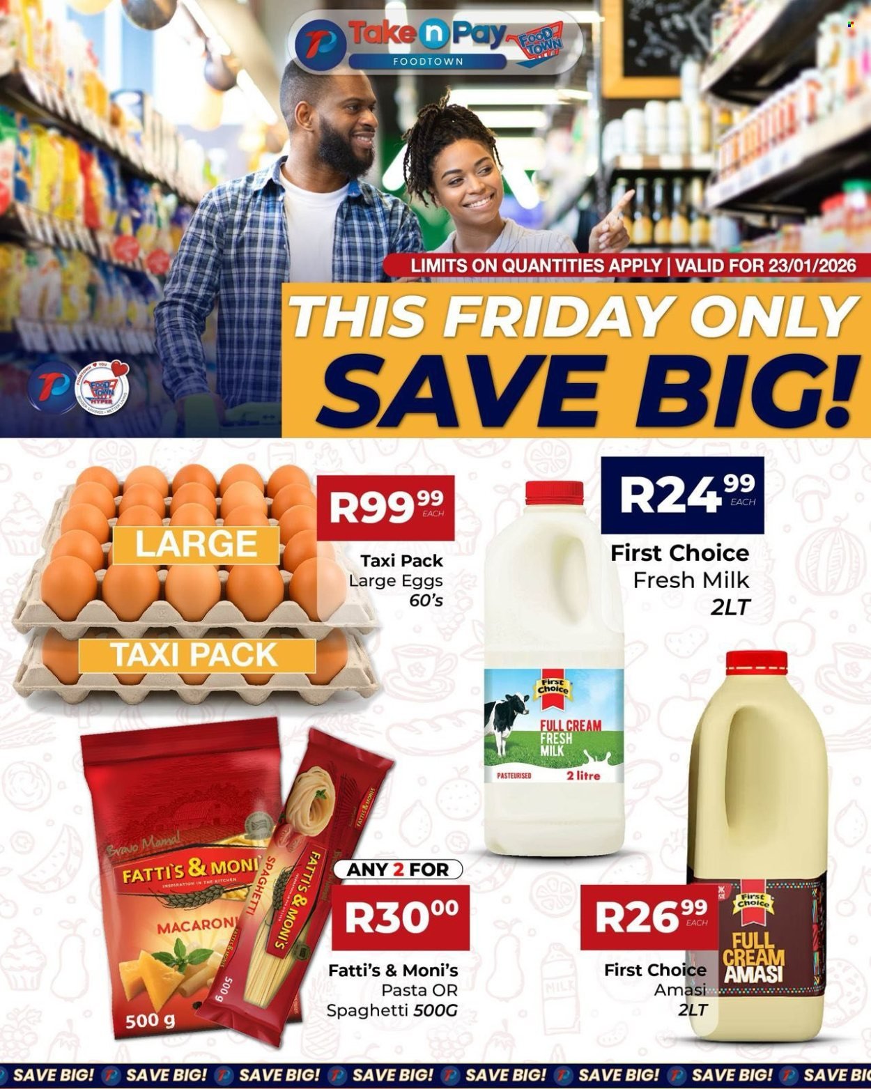 TAKE N PAY specials - From Friday 23 Jan 2026 (2026-01-23 - 2026-01-23) | 2