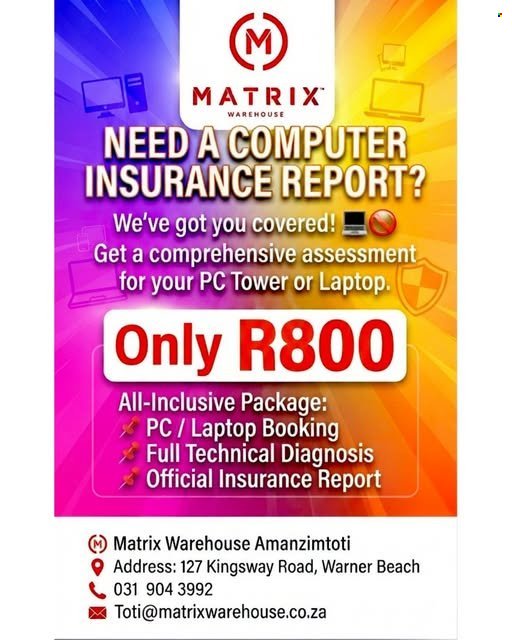 MATRIX WAREHOUSE specials - September 2026