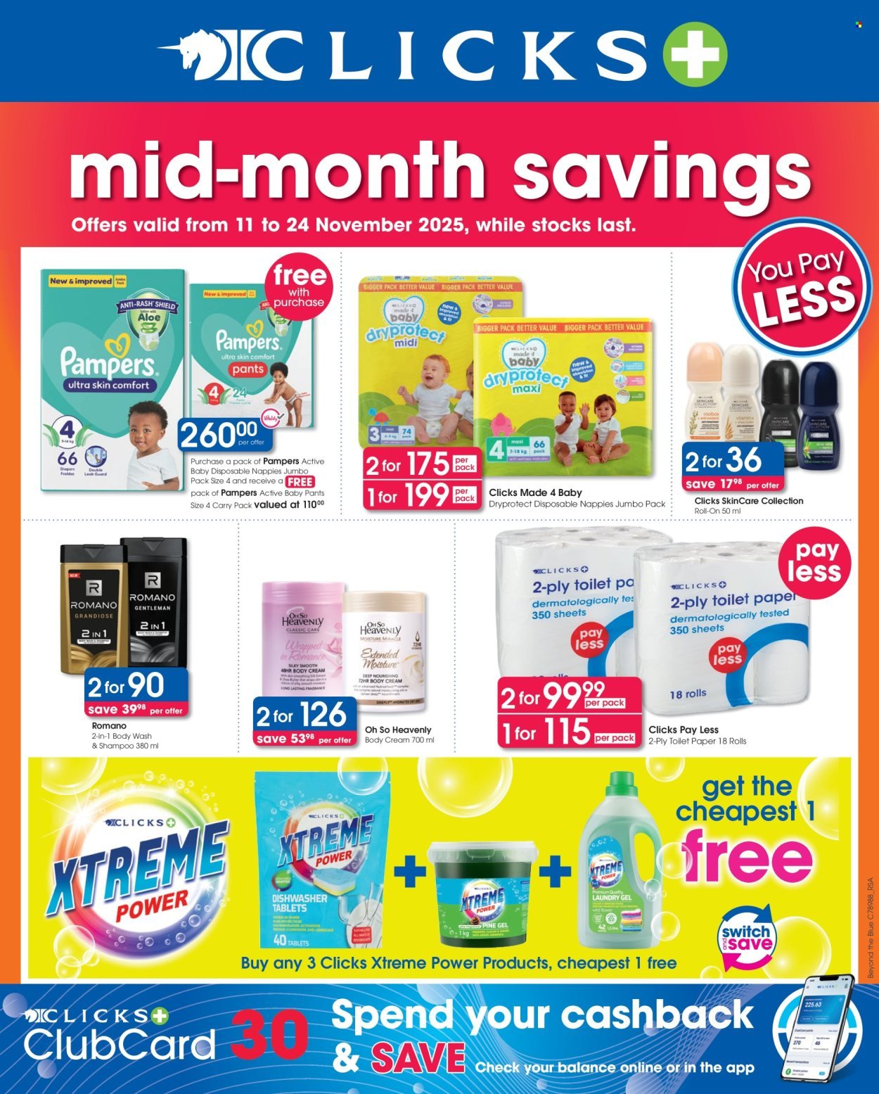 CLICKS specials - Mid-month savings (2025-11-11 - 2025-11-24) | 1