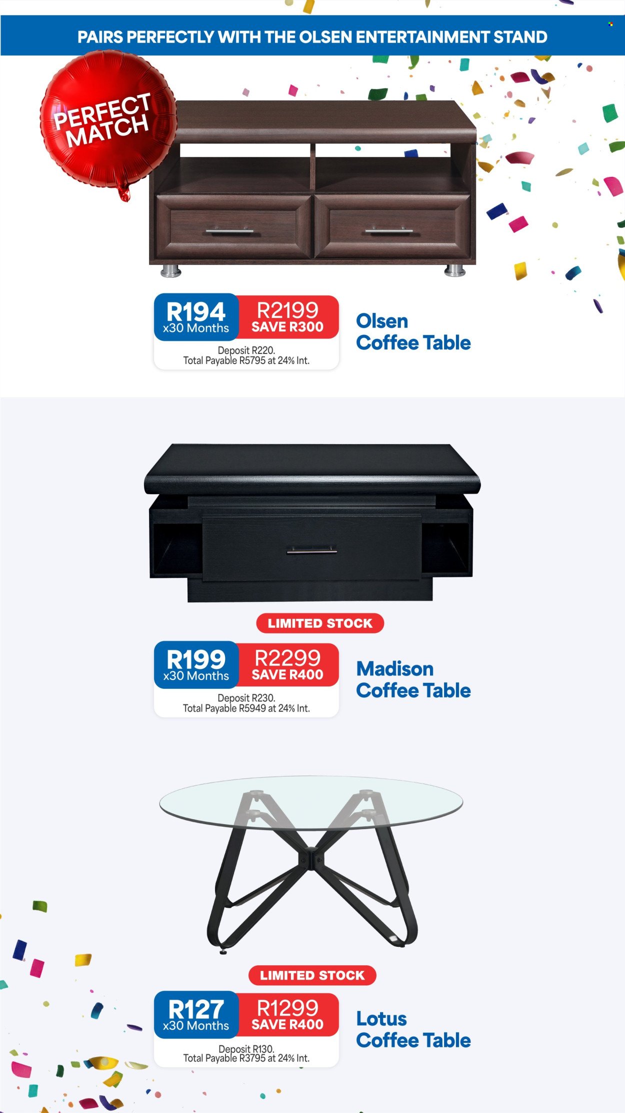 OK FURNITURE specials - From Monday 15 Jun 2026